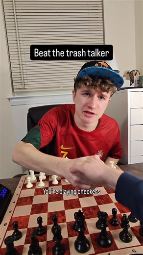 You’re playing checkers, I’m playing chess 😏 #chess #chessmaster #magnus #gothamchess #checkmate