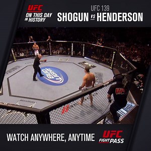 #OnThisDay in UFC history - Dan Henderson & Mauricio "Shogun" Rua put on one of the best fights in history at UFC 139 ⤵️ | UFC