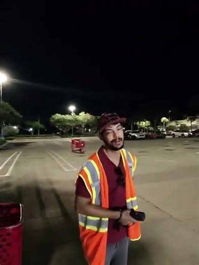 Trying rejection therapy: asking Target worker to drive the cart pusher