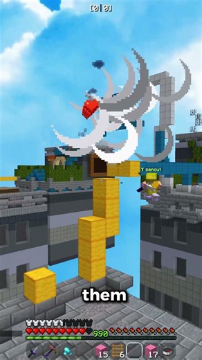 Stop Random Fireballing Like This #minecraft #bedwars