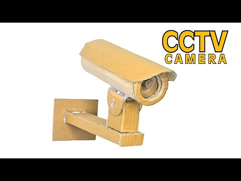 How To Make CCTV Camera at Home DIY Cardboard CCTV Camera Project