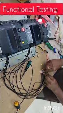 Two source MCCB Incomer functional interlocking Test #electrical