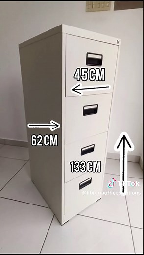 Archivador Metálico de 4 Gavetas: Solución Ideal