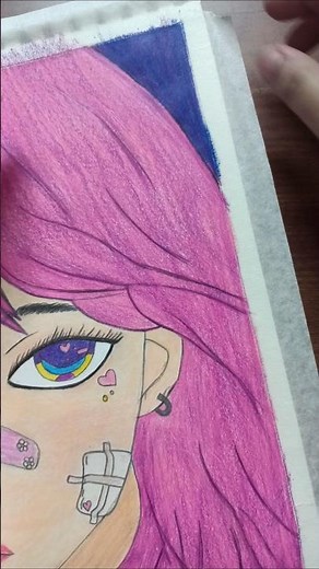 Anime Girl Drawing with 24 Shades Pencil Colors | Easy Coloring Tutorial