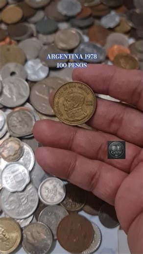 COIN COLLECTING: ARGENTINA 1978 100 PESOS #coinsworthmoney #money #coin #collecting #treasuresearch