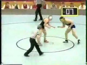 1988 NCAA: Royce Alger (Iowa) vs Dan Mayo (Penn St) Pt 1