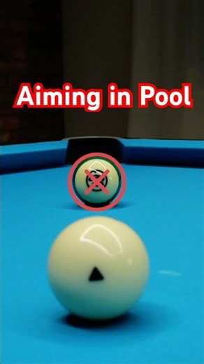 How to aim in pool #billiards #pool1 #pool #8ballpool