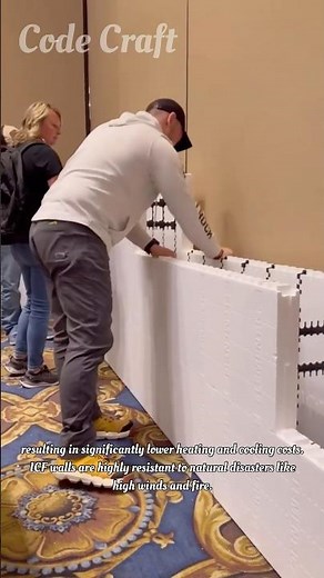 Rapid Assembly of Insulated Concrete Forms