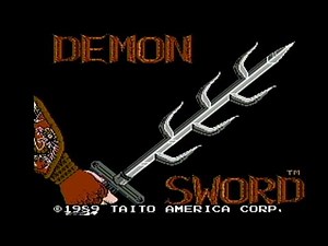 Demon Sword (Taito, 1990) - NES Gameplay