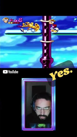 MORE LIKE 30 TRIES! #rayman #retrogaming #playstation