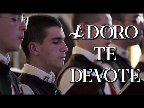 Adoro te Devote | Gregorian (with lyrics)