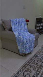 finally my puffy blanket#crochet