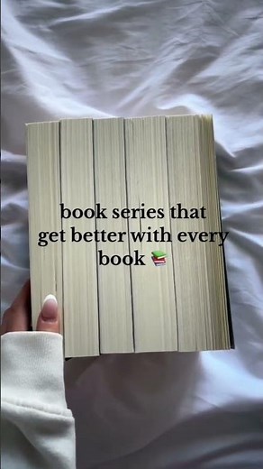Book Series That Get Better With Each Book 📚🔖😍
