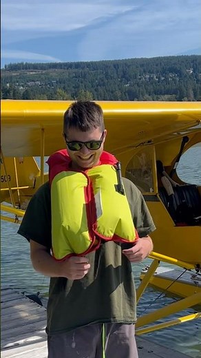 Inflating a mustang manual inflation life jacket on purpose
