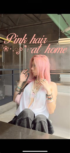 Maintaining Pink Hair at Home with Keracolor Products