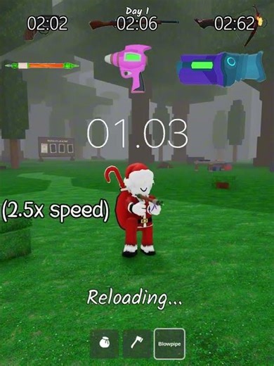 Reload Time Comparison 😂 #99nightintheforest #roblox #usa