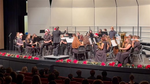 Our Choir and Band filled the room with the sounds of the season for students at our Winter Holiday Concert today #GONK #NKChoir #NKBand #CommunityDrivenByLove | North Kitsap High School
