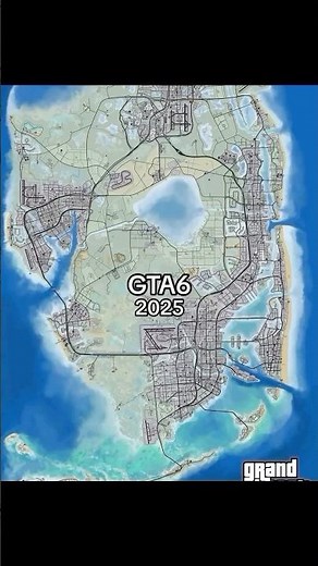 🎮 GTA Map Evolution from 1997 to 2025 🌍 | Then vs Now! #shortsfeed #gta #shorts #evolution