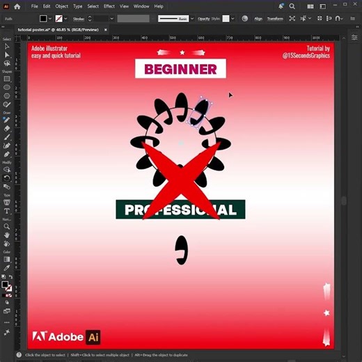 🥳 Adobe Illustrator 2026 Tips for creating a rotating logo #shorts #illustrator #logo