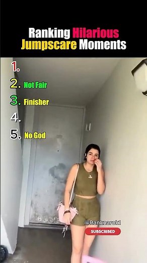 Ranking Hilarious Jumpscares moments #prank # #funny #hilariousfails