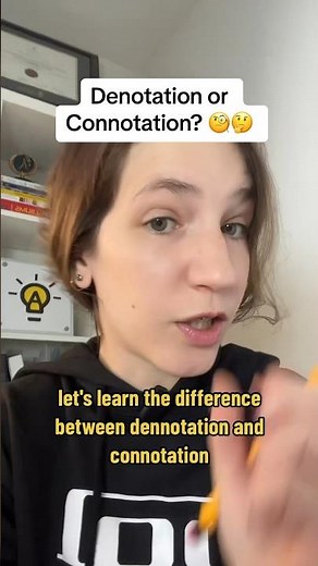 Denotation or Connotation? 🧐🤔#literacy #education #homeworkhelp #studytips #englishlit