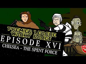 STAR WARS FOOTBALL WACKY RACES - Episode 16! (Leicester 2-1 Chelsea BATTLEFRONT PARODY)