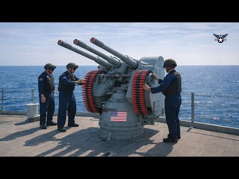 Venezuela Tensions! US Navy Tests NEW Most Powerful Machine Gun - Maduro High Alert