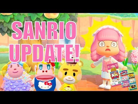 EASIEST WAY TO UNLOCK SANRIO AMIIBO FURNITURE AND VILLAGERS! | Animal Crossing New Horizons ♡