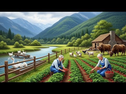 You’ve Never Seen Farming This Relaxing — Harvesting Fruits, Vegetables & Caring for Animals