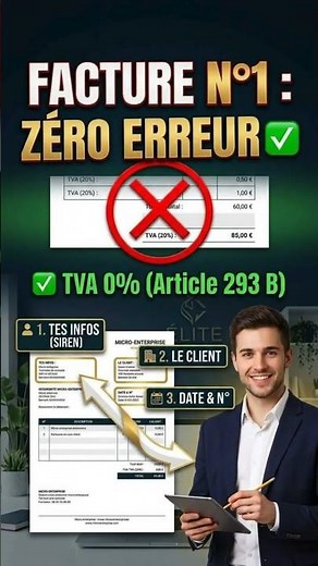 Faire sa 1ère Facture en Micro-Entreprise : L'ERREUR à 90% ! 🛑