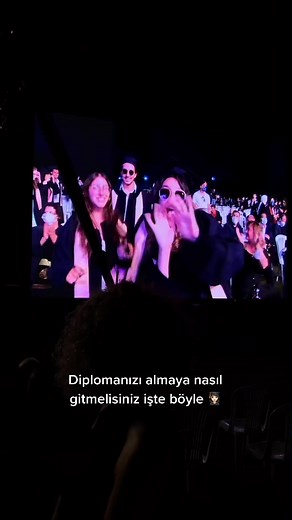 Outdoor Graduation Ceremony Celebration at Night