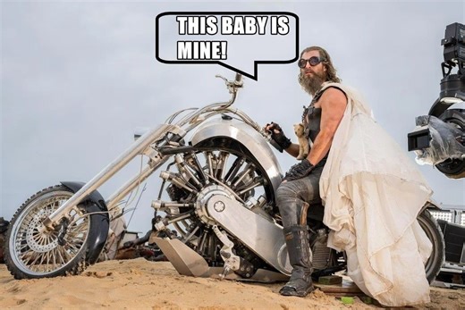 Chris Hemsworth Got to Keep the Insane JRL Radial Engine Bike From 'Furiosa'