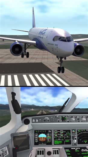 POV: You’re the Pilot! 🇮🇳 IndiGo Airbus A220 Landing at Dehradun ✈️ Real Flight Simulator