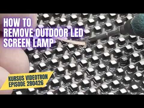 How to Remove Ded Pixel Outdoor Led Lamp