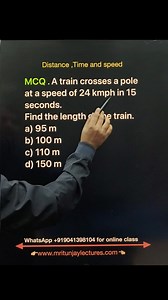 436K views · 2.5K reactions | distance ,time and speed based problem #time #distance #speed #physics #sscje #bank #bankexams #mritunjaylectures #RRBJE | Mritunjay Lectures | Facebook