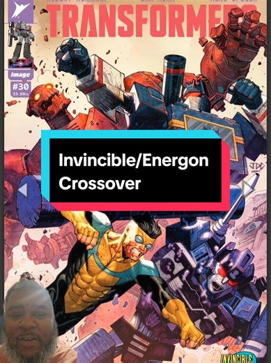 Invincible Comic Cover Crossover #imagecomics #Invincible #Transformers #gijoe #comicbooktiktok