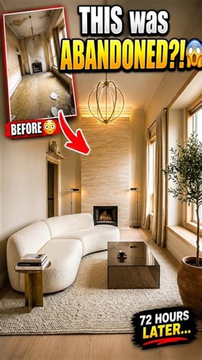 Luxury Living Room Restoration | From Abandoned to Modern Luxury Interior ✨🏡#LuxuryInterior#asmr