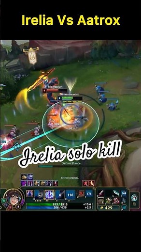 PERFECT Irelia 1v1 Outplay vs Aatrox ⚔️😳#leagueoflegends