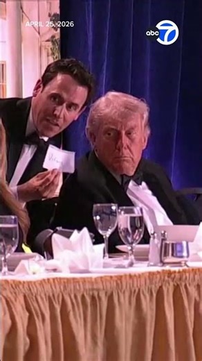 Donald Trump evacuated after security incident at White House Correspondents' Dinner | #Shorts