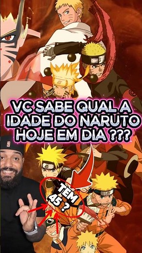 Quantos anos o naruto tem? #naruto #anime #foryou #narutoshippuden #geek #shorts #viral #animeshorts