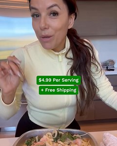 Home Chef takes the guesswork out of home cooking, everything you need gets delivered to your door! Plus, the fresh ingredients come pre-measured! Sign up today and get meals starting at $4.99/serving Free Shipping! | Eva Longoria Baston