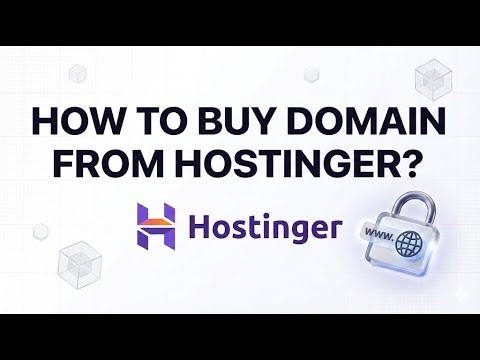How to Buy Domain from Hostinger?