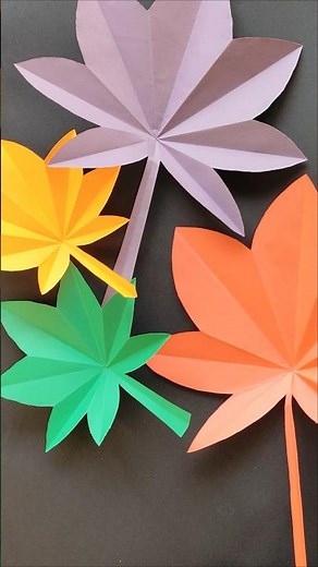 How To Fold & Cut Paper | Best Origami Maple Leaf Tutorial