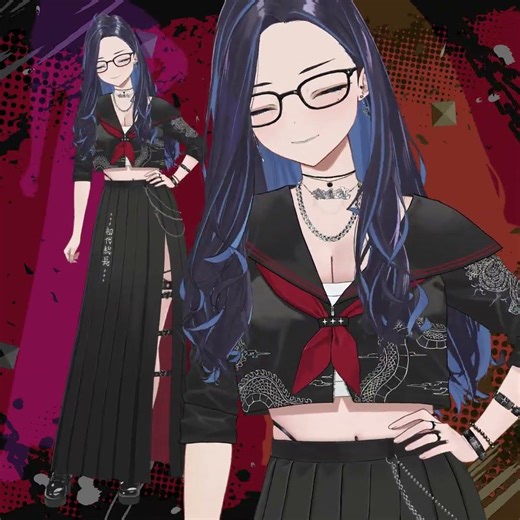 【Live2D Showcase】kson総長スケバン衣装 Live2D制作モデル紹介 #shorts #live2d #live2dshowcase