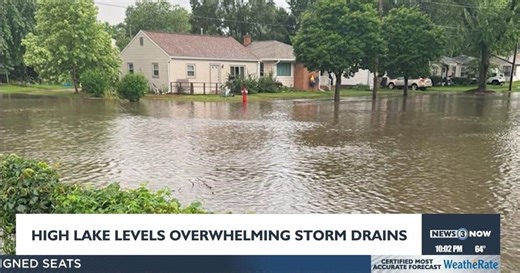 High lake levels overwhelming Madison's stormwater drains, flooding streets after heavy rainfall