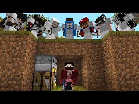 Minecraft Speedrunner VS 7 Hunters GRAND FINALE