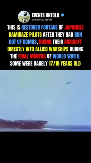 The Japanese Pilots Who Used Their Aircraft as Weapons in World War II #ww2 #shorts