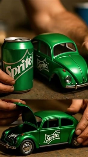 Brews on Wheels: Handmade Beer-Can Car Masterpiece
