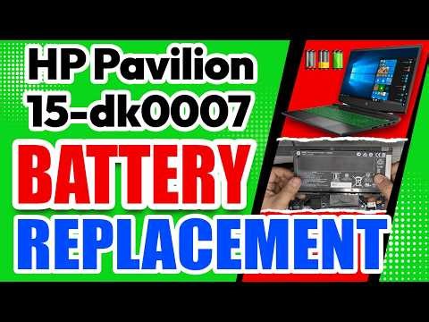 How to Change the Battery in HP Pavilion Gaming Laptop 15 DK0007 Laptop