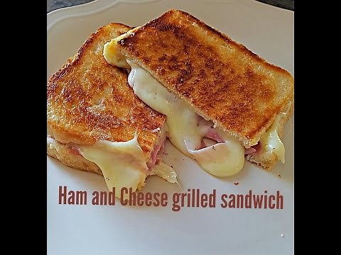 Ultimate ham and cheese grilled sandwich